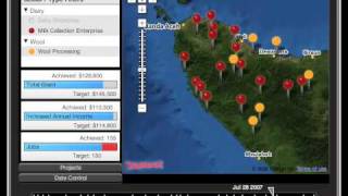 Interactive GIS Map Player