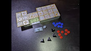 Royal Game Of Ur - 3D printed travel size board/box with time lapse play-through