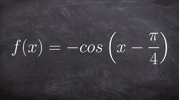 Graphing the Cosine Function with a Phase Shift