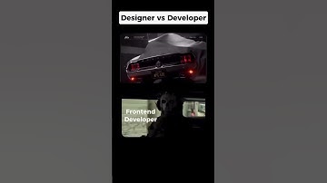 Designer vs Developer, which one are you #designer #developer #web #shorts