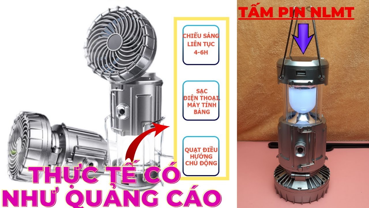 🎥 Review Chi Tiết Đèn Bão Năng Lượng Mặt Trời 2022 - Có Nên Mua Không ? |NguyenTrung Review — Video review, click xem trên YouTube