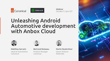 Unleashing Android Automotive development with Anbox Cloud