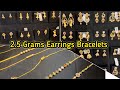 25 grams gold navaratna casting bracelets stone jimiki dancing doll chandbali new designs earrings