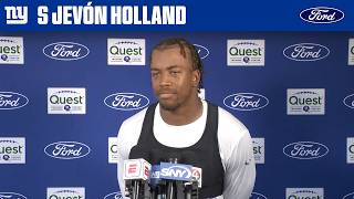 Jevón Holland: ‘We’ve got a close locker room' | New York Giants
