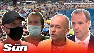 Brit holidaymakers react to new Spain coronavirus quarantine laws as 600,000 hit by air bridge axe