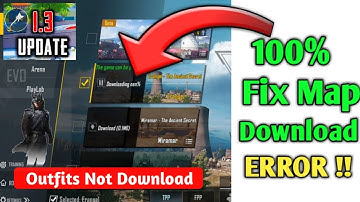 How To Fix Map Not Downloading In Pubg Mobile | Pubg Map Download Nan Problem