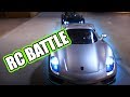 RC Battle: Porsche 918 Spyder vs Bugatti Veyron vs RC213V Motorcycle