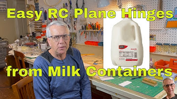 Easy RC Hinges from Milk Containers