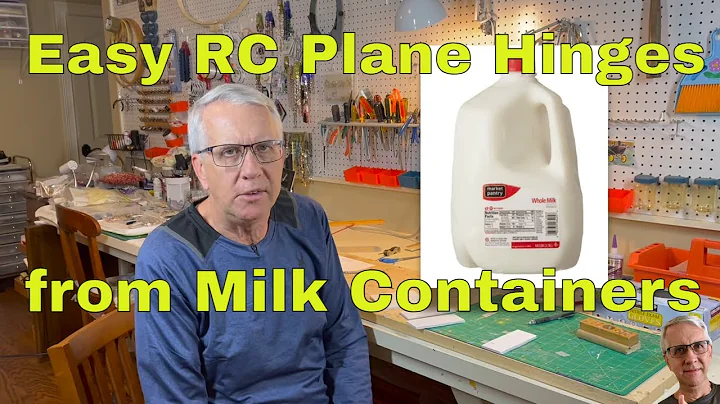 Easy RC Hinges from Milk Containers