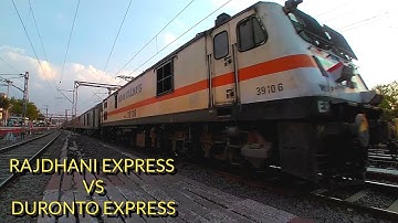 "RAJDHANI" Vs "DURONTO" | (SEALDAH-NEW DELHI) RAJDHANI EXPRESS | (SEALDAH-BIKANER) DURONTO EXPRESS