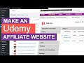 How to make an UDEMY AFFILIATE WEBSITE with WordPress &amp; WooCommerce in 10 minutes