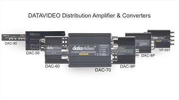 datavideo DAC-8P SDI to HDMI Converter | DAC-9P HDMI to SDI Converter