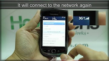 How to Turn On Airplane Mode on BlackBerry Torch 9800