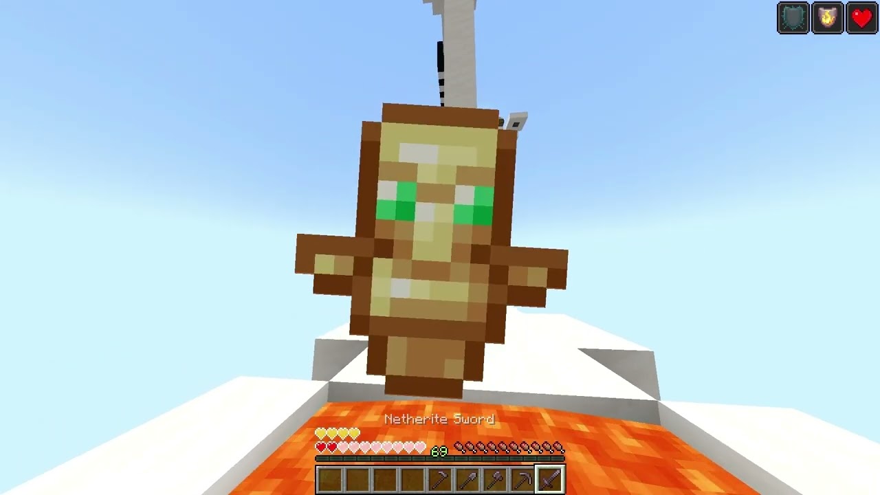 normal minecraft gameplay