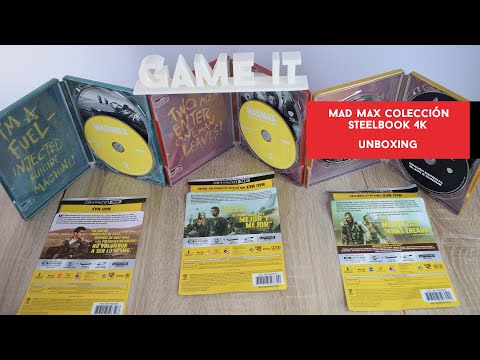 Colección Mad Max Steelbok 4K. Unboxing de la nueva colección unificada | Gameit ES