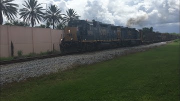 CSX O921-10 with a GP38-3 and notch 8 action with a nice K5LA