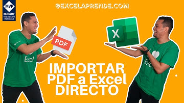 ⚡ Importar datos desde PDF directo a Excel con Power Query | ExcelAprende