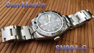 Outdoor watch review - San Martin Retro Diver SN004-G