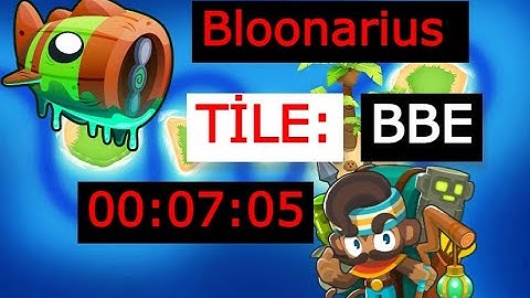 BTD6 || Contested Territory || in 00:07:05 || Bloonarius || tile: BBE