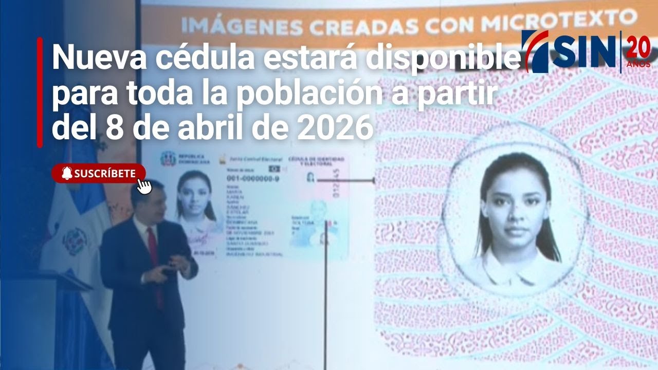 Nueva cédula estará disponible para toda la población a partir del 8 de ...