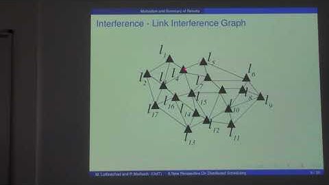 A New Perspective on Distributed Scheduling in Wireless Multihop Networks (Peter Marbach)
