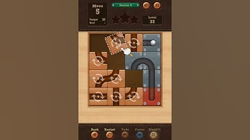 Roll the Ball slide puzzle Rotation E Pack Level 35 Solution