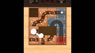 Roll the Ball slide puzzle Rotation E Pack Level 35 Solution screenshot 3