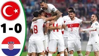 ملخص مباراة كرواتيا وتركيا 0-1 اليوم | اهداف كرواتيا وتركيا اليوم - اهداف تركيا وكرواتيا اليوم