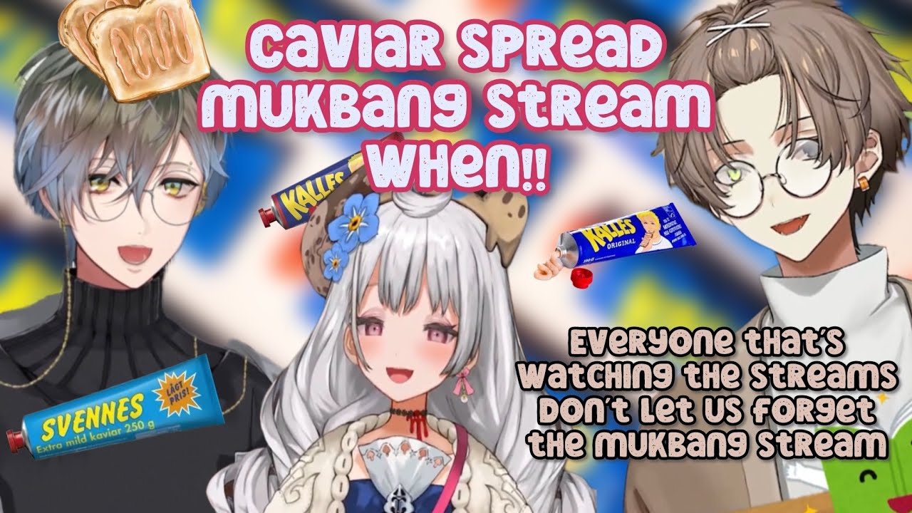 Ike Alban and Reimu Caviar spread mukbang’s stream when!!