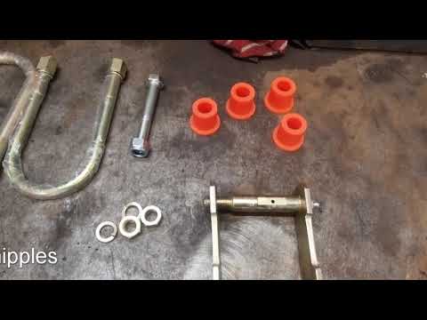 How to change leafsprings Isuzu DMax