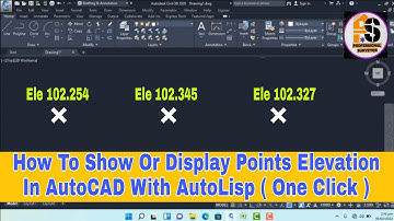 How To Show Elevation In AutoCAD | How To Display Elevation |AutoLisp.