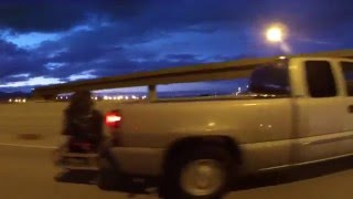 Interstate 10 Freeway from Phoenix to Tempe, Arizona, Driver's Side View, 7 May 2016, GP040118