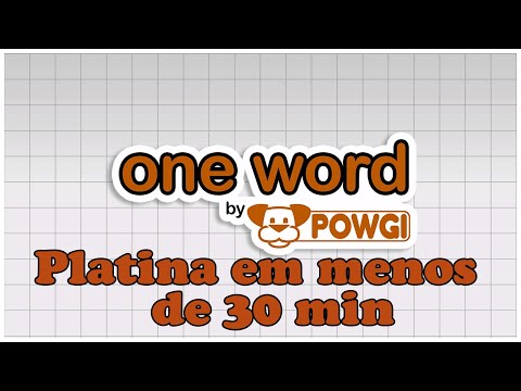 One Word by Powgi - Passo a passo platina em menos de 30 min (PS4 e PS Vita)