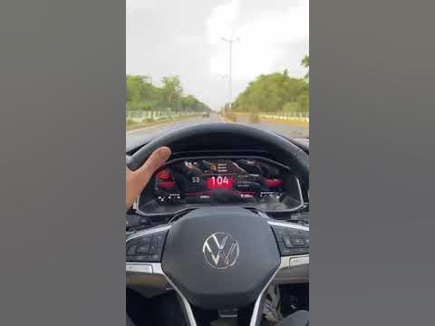 Virtus gt top speed test 🚀 😱 #topspeed #ytshorts #virtusgt #Volkswagen