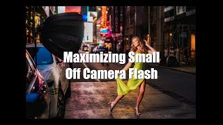 How to Maximize Your Small Off Camera Flash to get more POWER, Shape Light and Soften Light screenshot 2