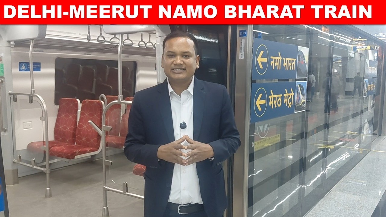 Sarai Kale Khan to Modipuram First Journey | Delhi to Meerut Namo Bharat update | Papa Construction