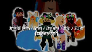 Dusk Till Dawn Faded Airplanes And More Switching Vocals Roblox Music Video Youtube - dusk till dawn faded airplanes and more switching vocals roblox music video