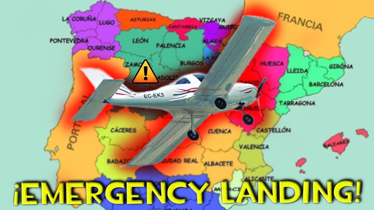 De ANDORRA a PORTUGAL EN ULTRALIGERO | aterrizaje de emergencia | el andorrano