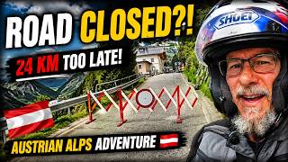 Motorcycling the Austrian Alps – Until the Road Said NO! 🇦🇹🏍️
