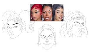 Practicing Faces | SpeedPaint (SAI2)