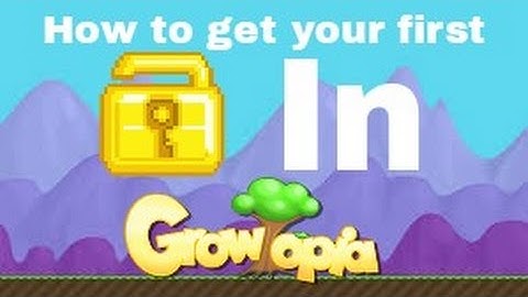 How to get your first world lock in growtopia