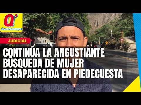 Sergio Velandia, hijo de mujer desaparecida en Piedecuesta, convoca a una búsqueda masiva