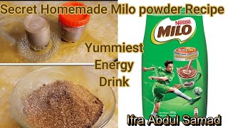 Secret Homemade Milo powder Recipe