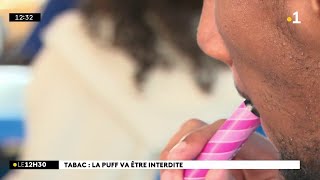 Vers une interdiction des puffs, des cigarettes électroniques jetables consommées à La Réunion.