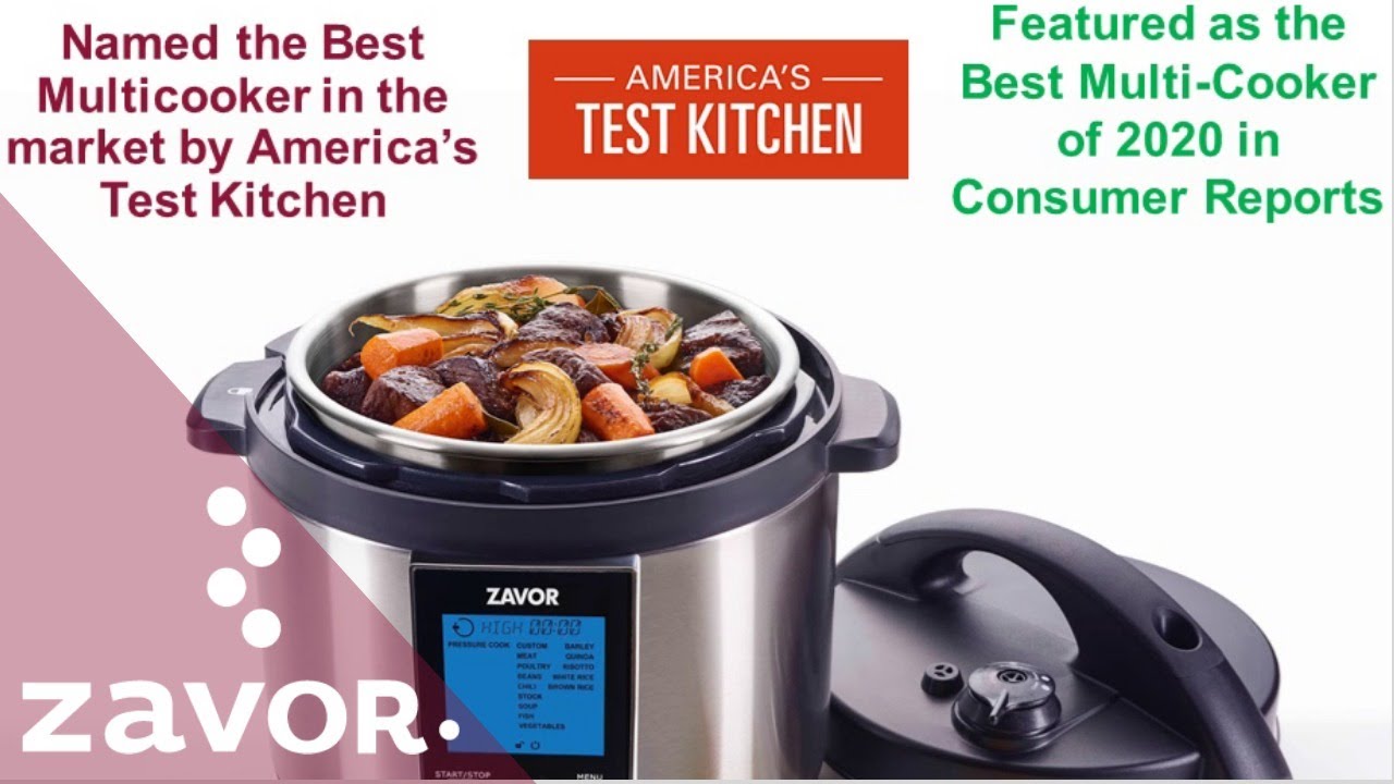 Zavor LUX LCD Multi-Cooker – Features Highlight 