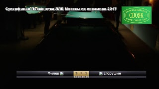 Суперфинал Первенства ЛЛБ Москвы по пирамиде 2017 TV6