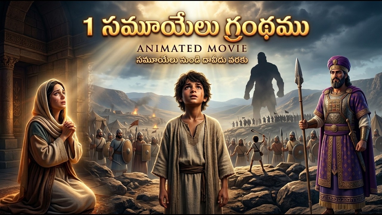 1 సమూయేలు గ్రంథము – సమూయేలు నుండి దావీదు వరకు | Biblical Animated Movie