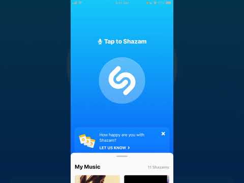 How to enable iCloud sync in Shazam app?