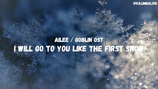 Goblin (도깨비) - I Will Go To You Like The First Snow || Easy Kalimba Number Tabs + Lyrics