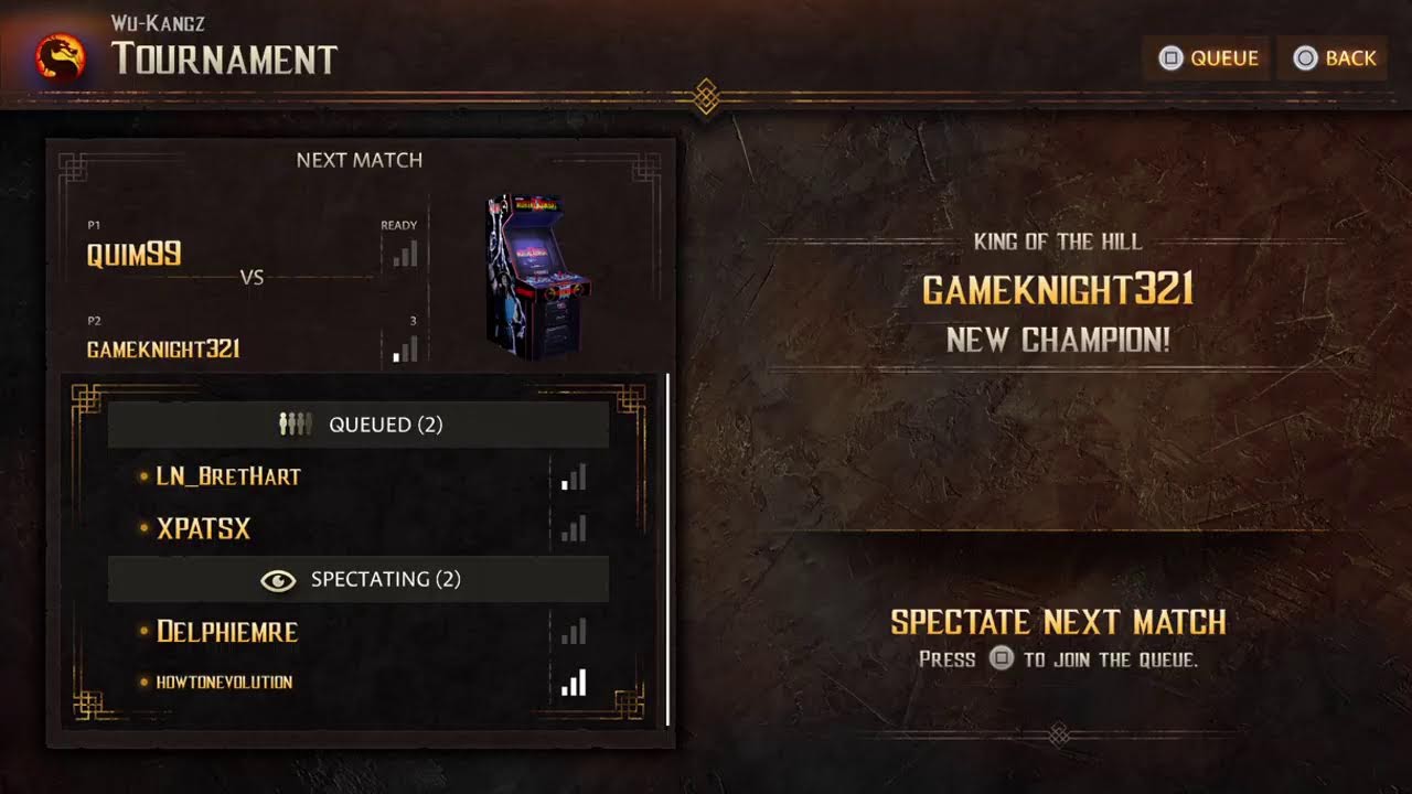 MORTAL KOMBAT LEGACY FIGHT NIGHT LIVE 3-3